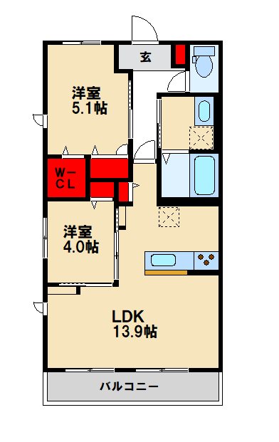 メゾンドソレイユ 間取り
