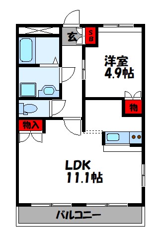 ラソ（絆） 間取り