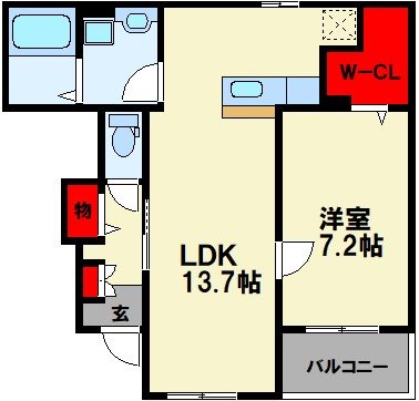 グランベルワダⅡ 間取り