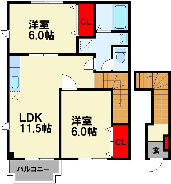 メゾンドエクセラン 間取り