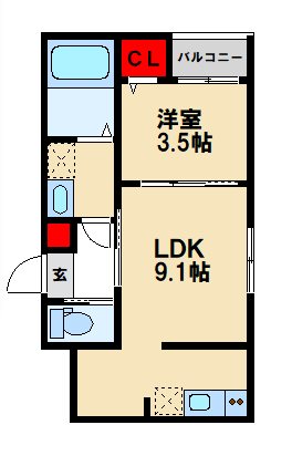 storia鳥栖 間取り