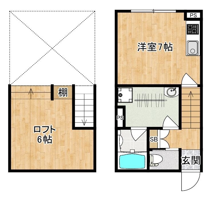 viale 間取り