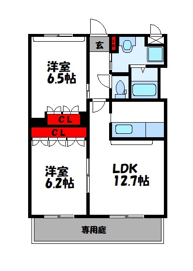 サンライズノア Ⅱ 間取り