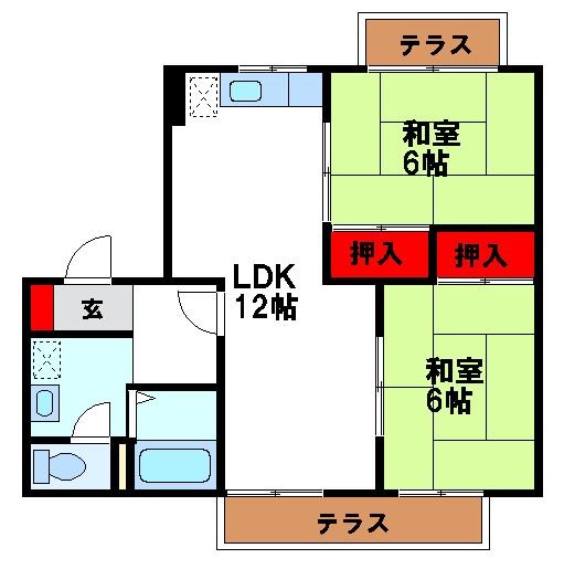 セジュール・レスポワール 間取り