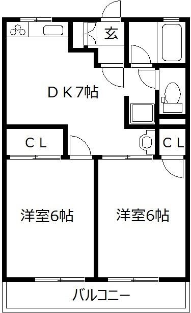 シティハイムケンコーポ 間取り
