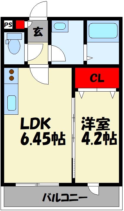 clair（クレール） 間取り
