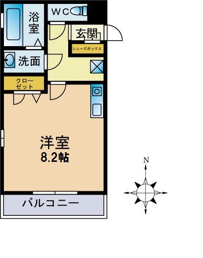 ドミール六本松 間取