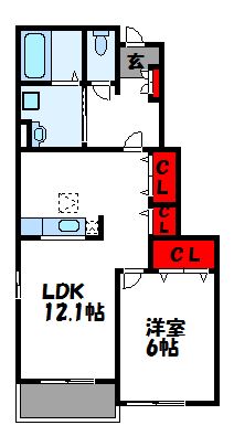 ベルフィオーレ C 間取り