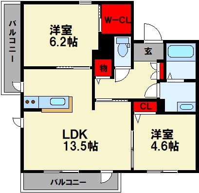 シャーメゾンMA 間取り
