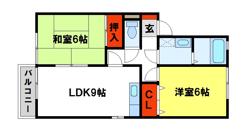 セジュール・プランドール 間取り