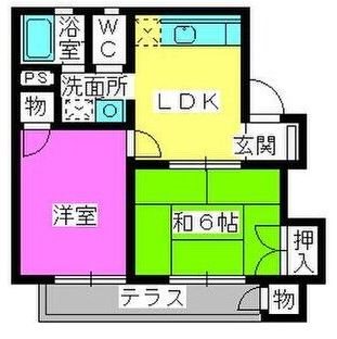 パークハイツ三宅 間取り　※現状優先