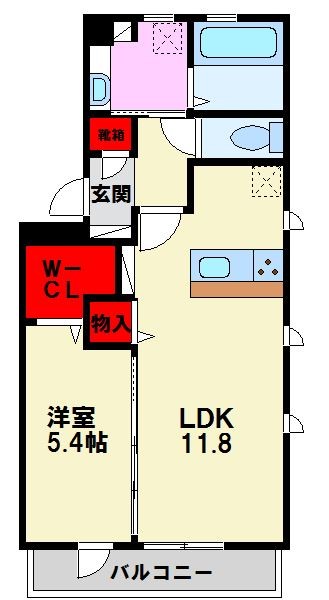 第3アヴェニュー 間取り　※反転タイプ　現状優先
