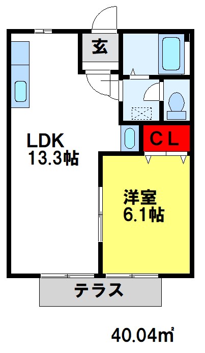 エスパシオ国分 間取り図
