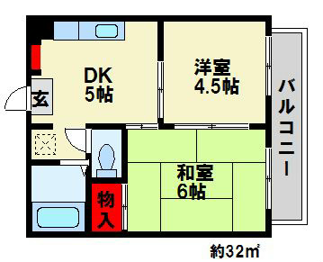HIZUKURI.1 間取り　※反転タイプ　現状優先