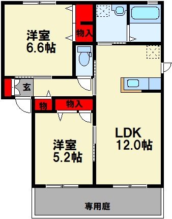 レジデンスINN（レジデンスイン）C棟 間取り