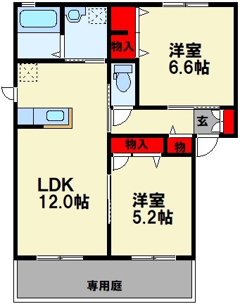 レジデンスINN（レジデンスイン）C棟 間取り