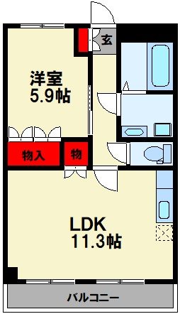 サンライフ花瀬 Ⅱ 間取り
