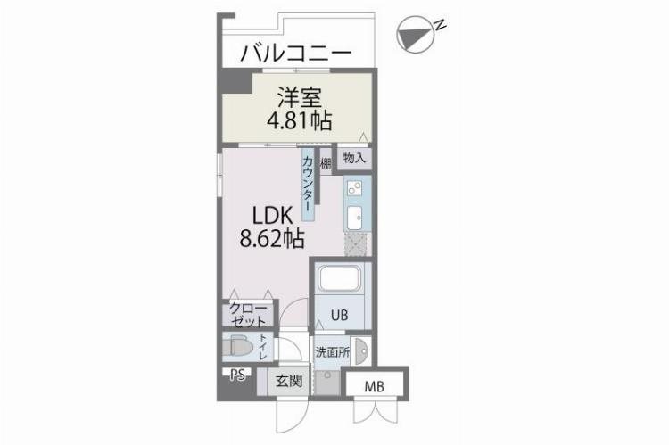 インプルーブ西新 間取り