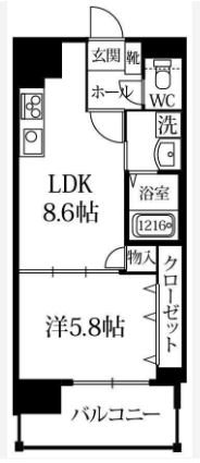 Pond Mum HAKATA（ポンドマム博多） 間取り図