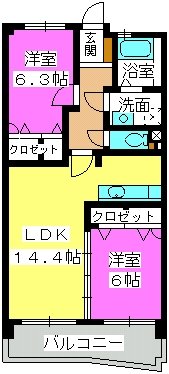 シュペリュールⅡ 間取り