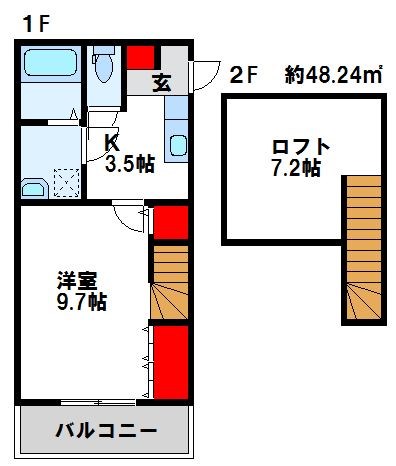 Fガーデン教育大前Ⅰ 間取り