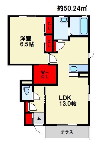 クラヴィエJ 間取り　※現状優先