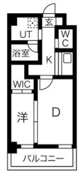 アトリオフラッツ大楠 間取り　※参考資料