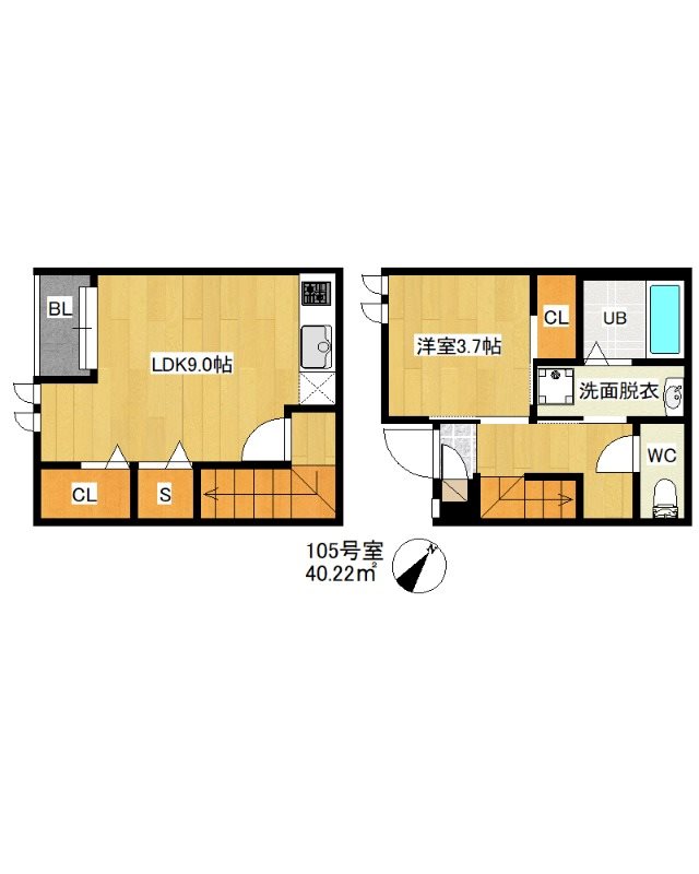 DUPLEST桜並木 間取り