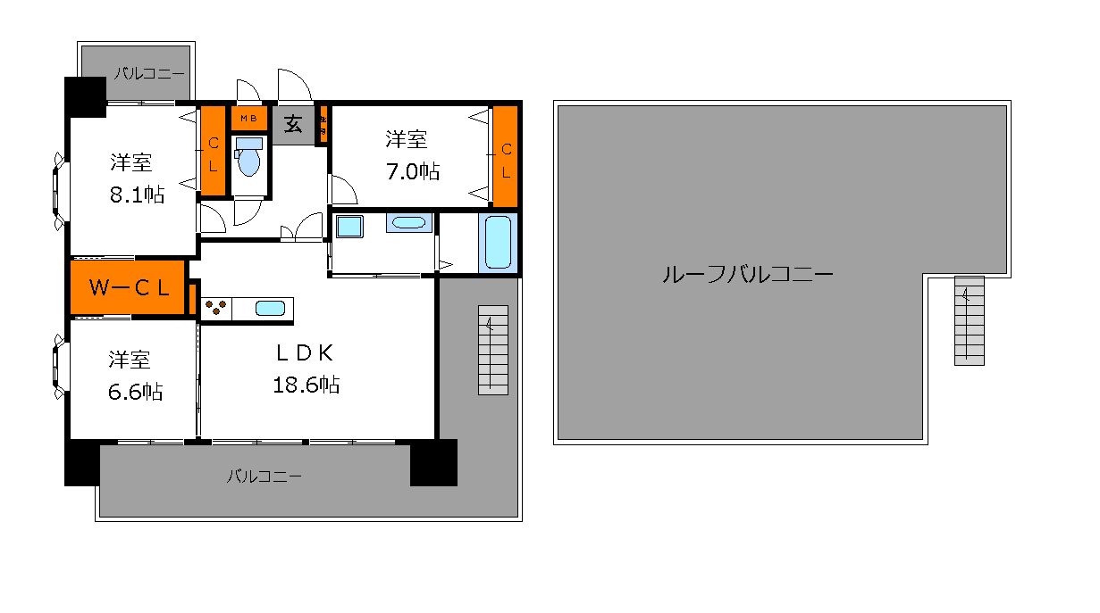 コンプレートSEKIJOU 間取り