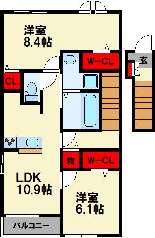 ニューライズ秋松 間取り