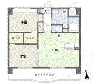 レブリアント板付(旧スタンドリバー板付) 間取（出窓はありません）