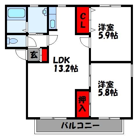 アンシェラ形貝E 古賀市・新宮町・福津市でお部屋を探される際は、トーマスリビングへお気軽にご相談ください。