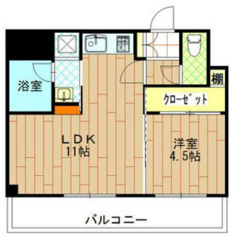 エステート博多駅南ハウス 間取り図です※他部屋参考間取り