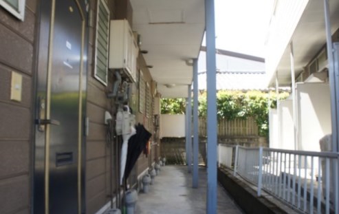 ウィング２１街道B ベランダ