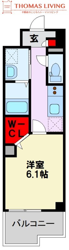 Pisces東比恵 間取り