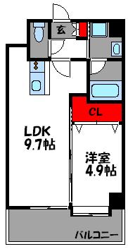 アトラスアルファーノ箱崎 間取り
