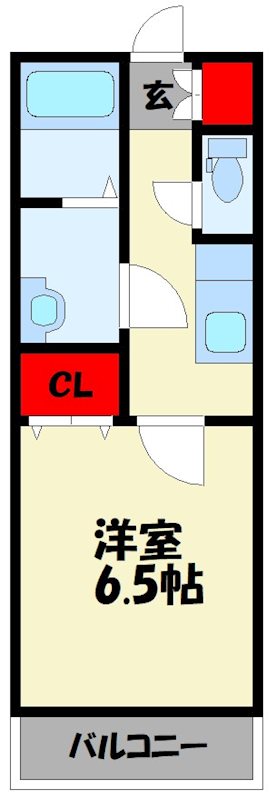 クオーレ近大前 間取り