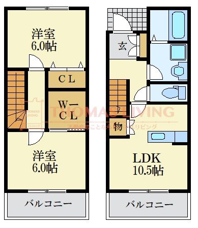 R’ｓ Residence板付 間取図