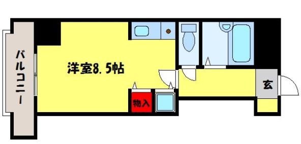 Kステーション大橋 間取り　現状優先