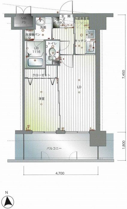 アイセレブ博多南 間取り　※現状優先