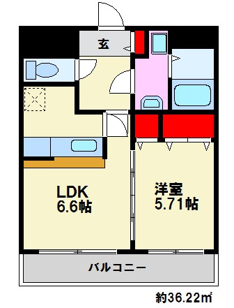 レジディア高宮 間取図