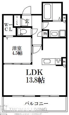 エンクレスト呉服町 間取り