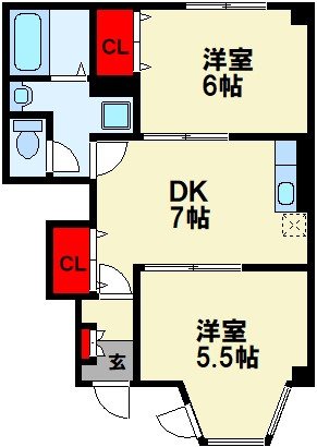 エンゼルポート K 間取り