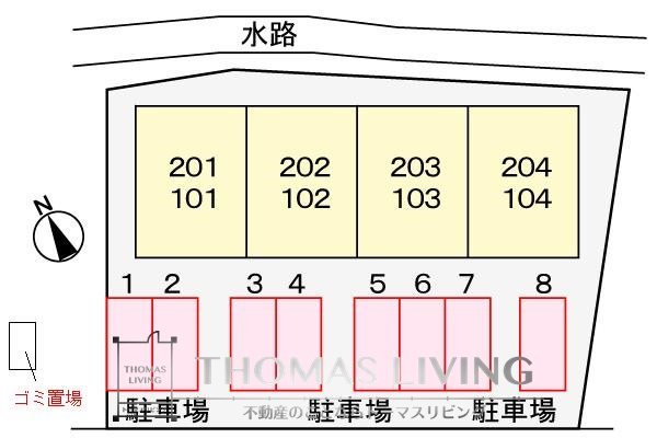 エンゼルポート K 駐車場