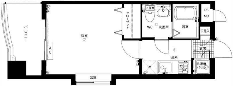 ピュアドーム天神ライブリー 間取り
