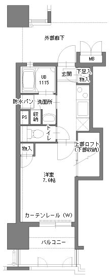 アクタス博多Vタワー  間取図