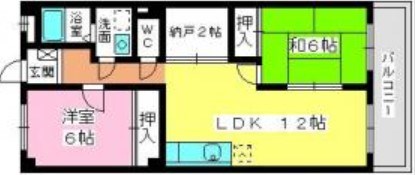 サンヒルズ千早 間取