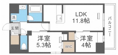ELGRAND箱崎 間取り