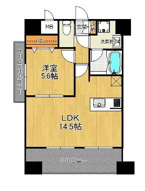 エンクレスト博多EAST PARK 間取り