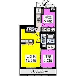 アロース南里 間取り